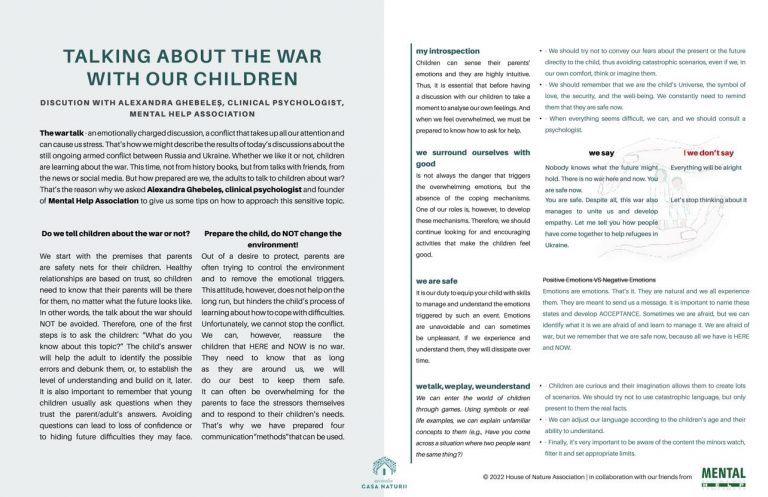 Read more about the article How do we talk about war with our children?